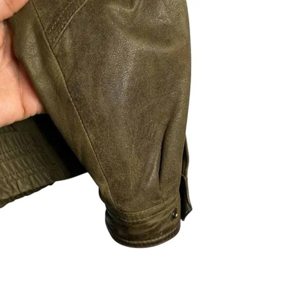 Hawkins and Kent Men's Vintage Brown Military Field Jacket